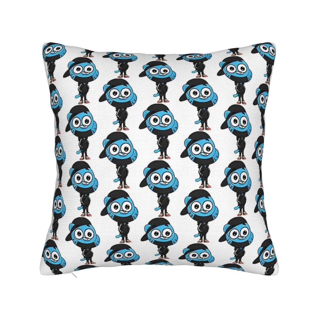 Gum Ball Watterson Cartoon Square Pillow Case Amazing World Cushion Covers Decor Pillowcover for Living Room 45*45cm