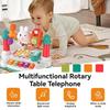 16 In 1 Educational Music Toy Rabbit Baby Piano Toys Cute Rotating Music Piano Keyboard  Toddlers