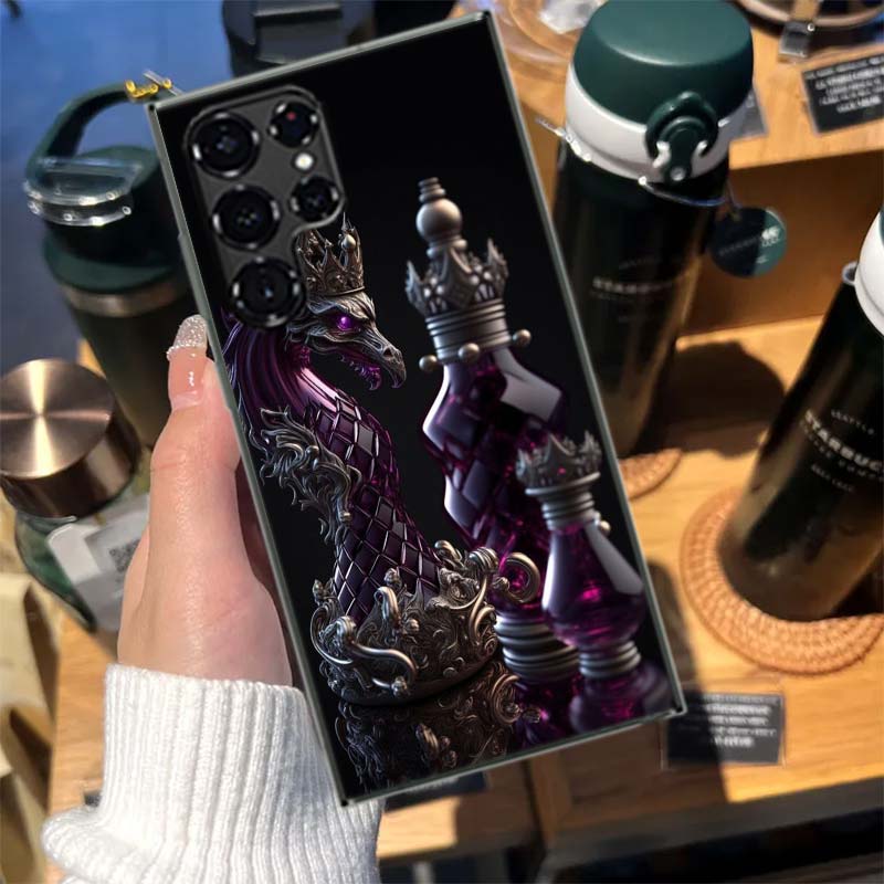 Competitive Chess Game Cases Phone Case for Samsung Galaxy S26 Ultra S25 Edge S24 S23 FE S21 Plus S20 S22 S10 Cover TPU Capa She