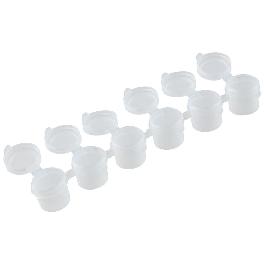 5Strips 2/3/5ml 2ml/3ml/5ml Empty Joint Pigment Box With Lids Paint Pot  Drawing Supplies