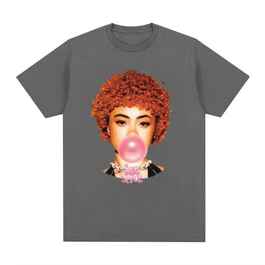 

Rapper Ice Spice Graphic T Shirt Men Women s Fashion Hip Hop Street Style T-shirt Summer Casua Anime Winter Innerwear 4XL