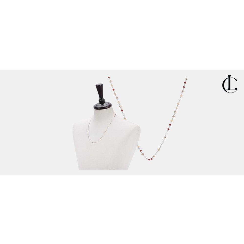 Necklace Bead Necklace Daily Simple Bead Ball Necklace Lida002