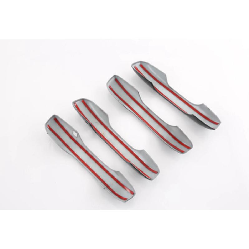 4PCS Cover Trim Side Door Handle For Honda Civic 11th - Bright Black