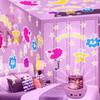 Starry Sky Projection Music Bluetooth Night Light Dreamy Gift Rotating Bedroom Bedhead Atmosphere Lighting