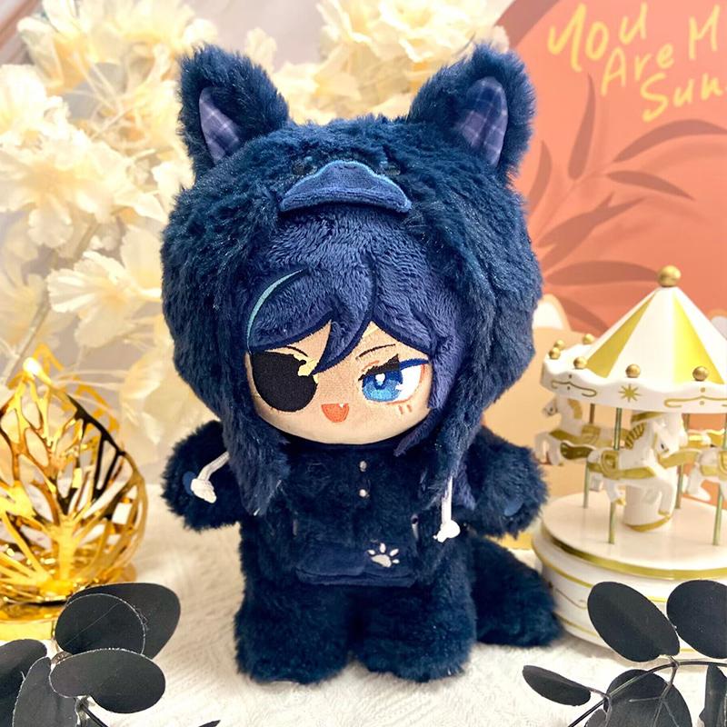 20Cm Stuffed Anime Game Cute Zhongli Ajax Kaeya Alberich Wanderer Arataki Itto Kaedehara Kazuha Plush Dress-Up Cotton Doll Toys
