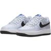 Nike Air Force 1 Slip Resistant Abrasion Resistant Low top Kids' Skateboarding Shoes White Black Sneakers FV5948-003