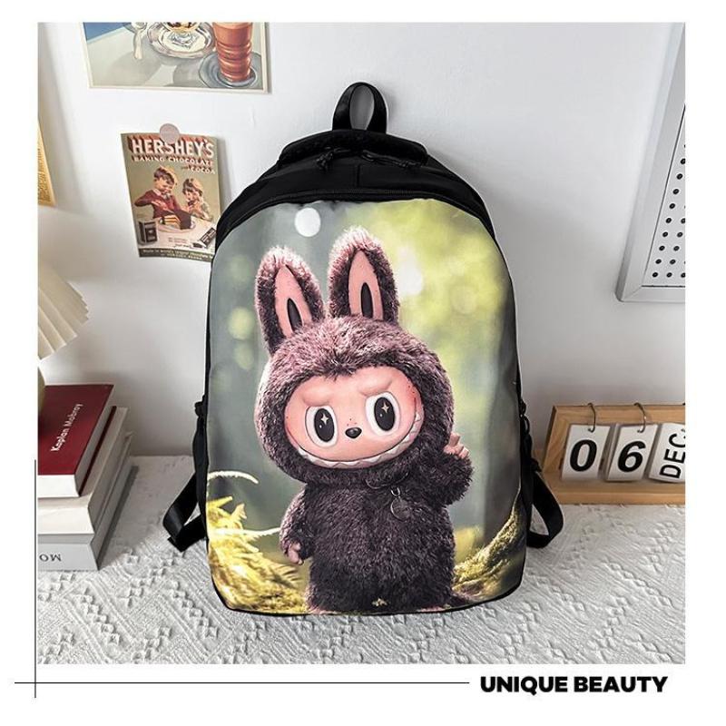 SchultaschenRucksack Lässig Vielseitig Modetrend Rucksack Mittelschule College-Student Schultasche Niedlicher Cartoon Dame CLE