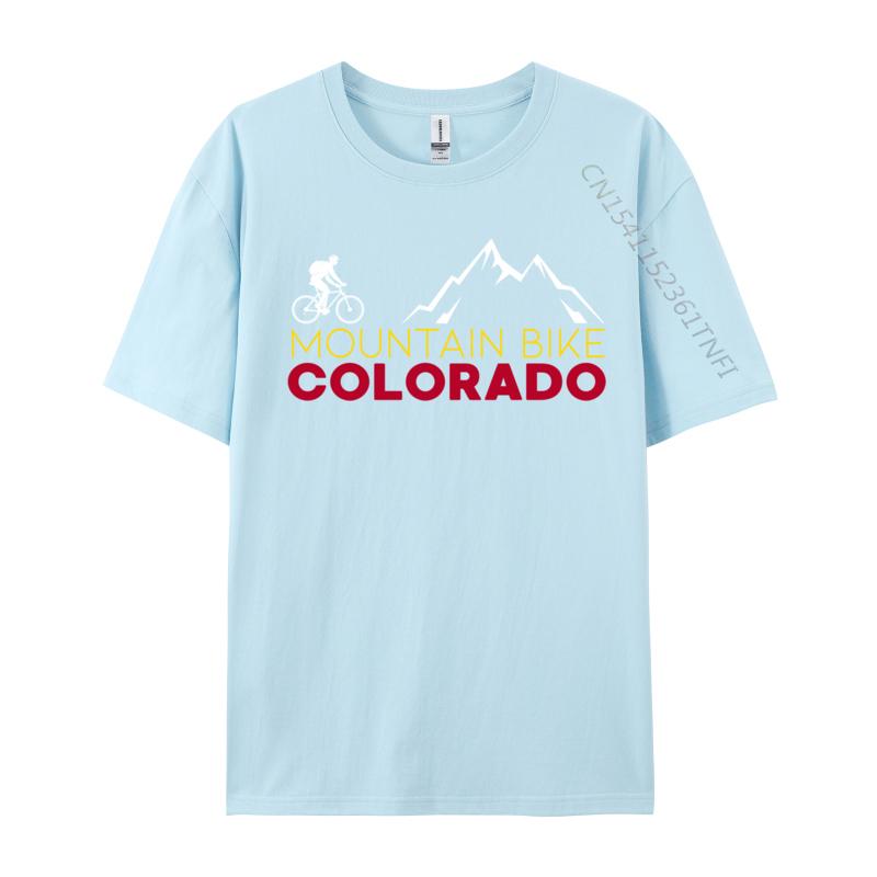 Colorado Mountain Bike Co Mtb T Shirt Design Labor Day Special All Cotton Mens Top T-Shirts Tops Tees Drop Shipping