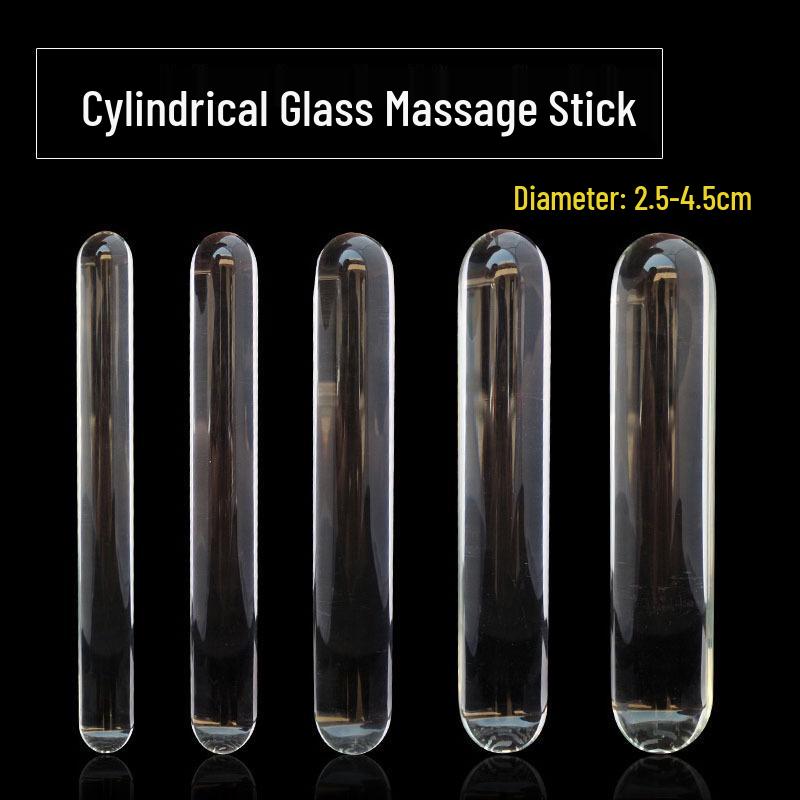 Crystal Glass Extra Long Massage Stick for Anal and Vaginal Play, Flirting Supplies, SM Alternative Sex Toy.
