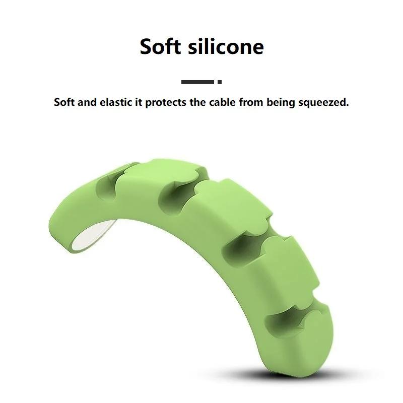 Cable Holder Desk Tidy Organizer Cord Protector Cable Holder for Table Cute Cable Holder ZMLXQ03