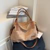 Large-capacity commuter tote bag, women's new high-end atmospheric shoulder bag, high-end versatile messenger bag