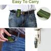 7 in 1 Multifunktionales Outdoor-Geschirr Edelstahl Faltbare Gabel Löffel Messer Picknick Camping Wandern Reisen Essgeschirr
