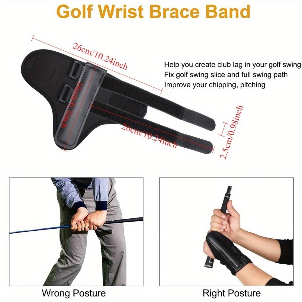 1PC Golf Swing Aids Pro Power Band Wrist Brace Smooth and Connect-Easy Correct Training Swing Gesture Alignment Practice Tool