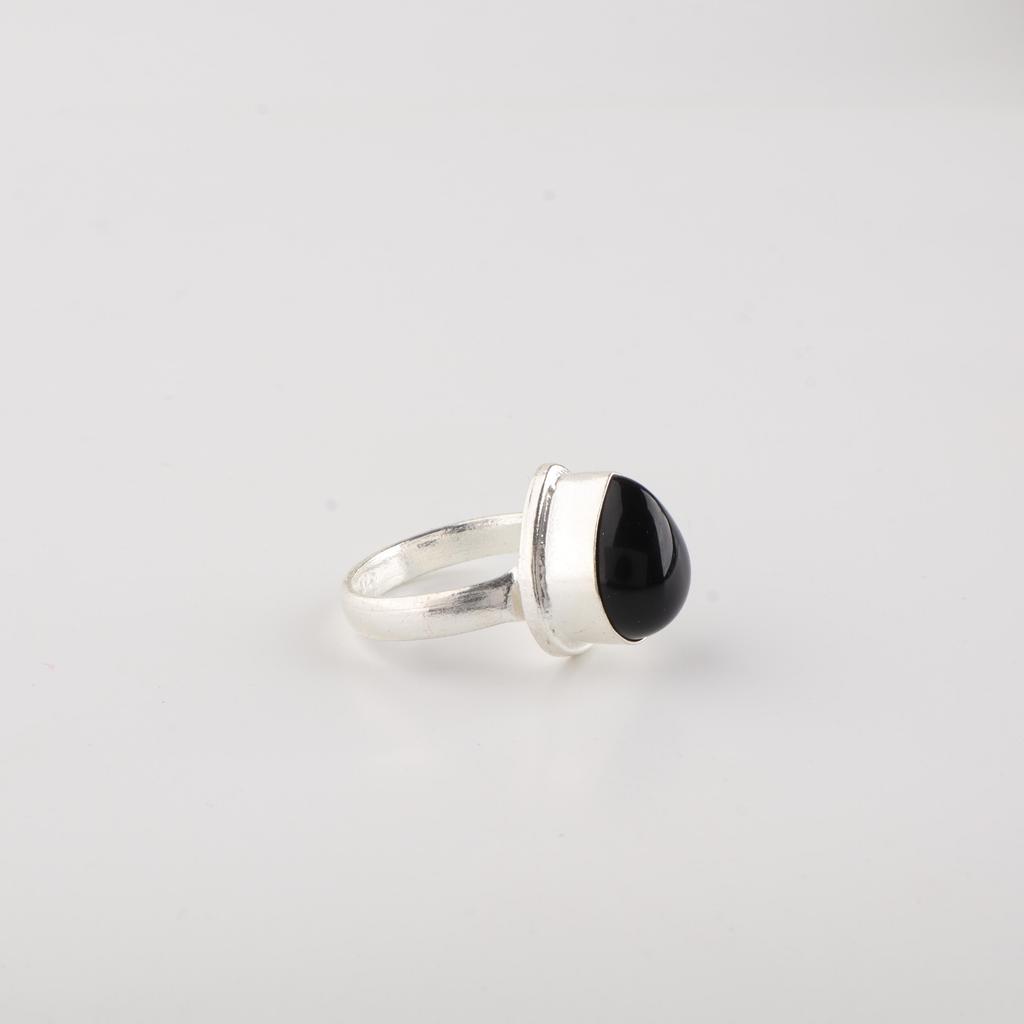 Natural Black Tourmaline Gemstone 925 Sterling Silver Handmade Jewelry Designer Ring Anniversary Gift For Her RR-76-24