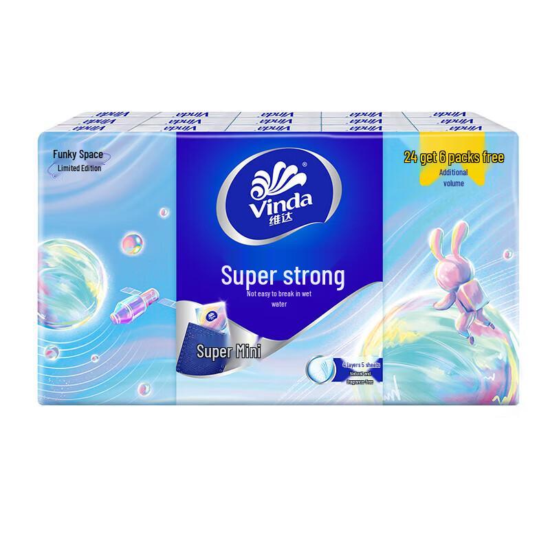 Vinda Ultra-Strong 4-Ply Pocket Tissues