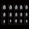 300pcs Nail Art Press on False Nail Matte Clear Full Cover Coffin Square Almond Short Fake Nail Gel Tips Manicure Extension Tool