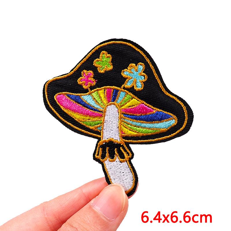 Sun Moon Patch Fox Whale Embroidery Patch Iron On Patches For Clothing Diy Cartoon /Wave Patches For Clothes Jacket Sew Stickers
