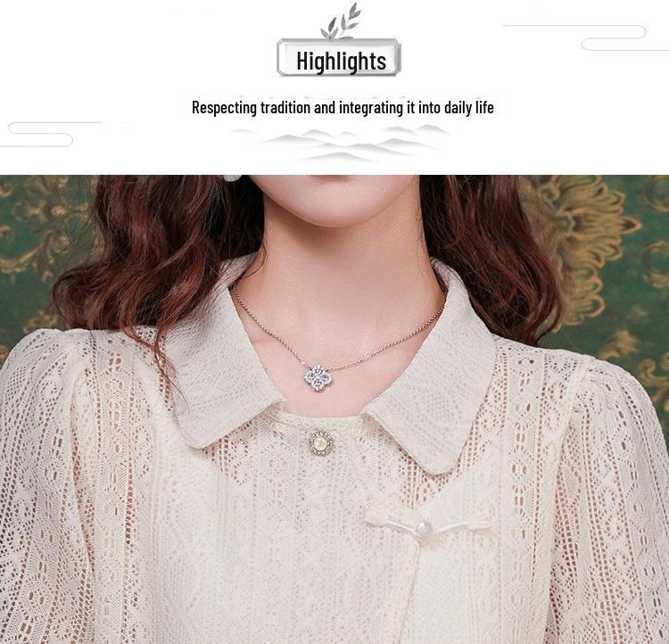 Cămașă de vară 2024 pentru femei, stil chinezesc, perspectivă goală, mânecă scurtă