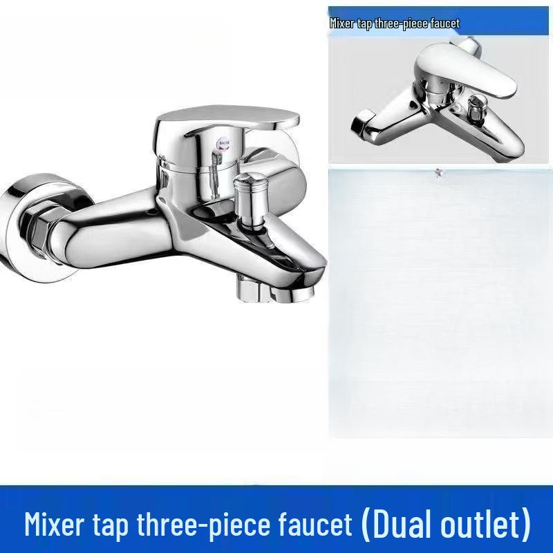 TLXT Wall-Mounted Bathtub Shower Faucet