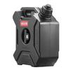 Fuel Container, 5 L, Gas Can with Spout and Lockable Bracket, 15 L/min Max Flow Rate, Secure & Leak-proof, Portable Flat Fluid Container for Most Cars