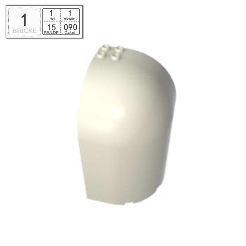 

BRICKE 6002 Transparent Cover 6x6x9 Building Blocks, LEGO-Compatible DIY MOC Accessories Single Piece белый