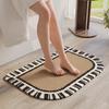 Covoraș de podea pentru baie, Covoraș de ușă pentru baie, Covor absorbant, Covoraș de intrare antiderapant pentru picioare, Toaletă, Covoraș de baie cu uscare rapidă
