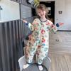 Cotton Toddler Sleep Sack With Legs Winter Warmth Anti-Kick Sleeping Bag Kids 3-8 Years