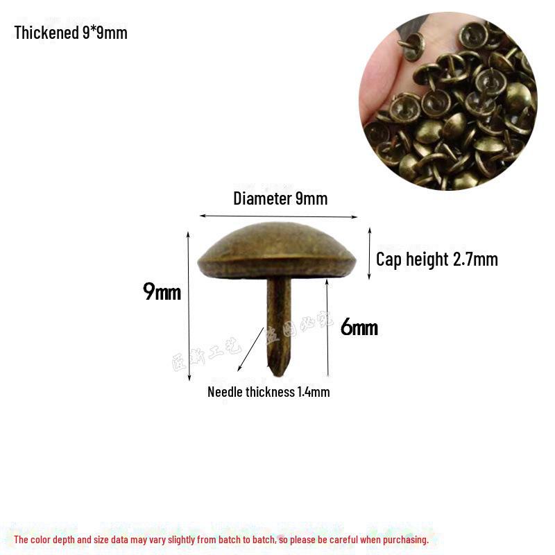 Antike Eisenblase Dekorative Rundkopf Sofanägel für DIY Möbel und Weich-/Hartverpackungen