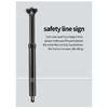 MEROCA Bike Dropper Seat Post 30.9/31.6x425mm Internal Routing Cable Remote Wire Control Lift Seat Tube Mtb Seatpost