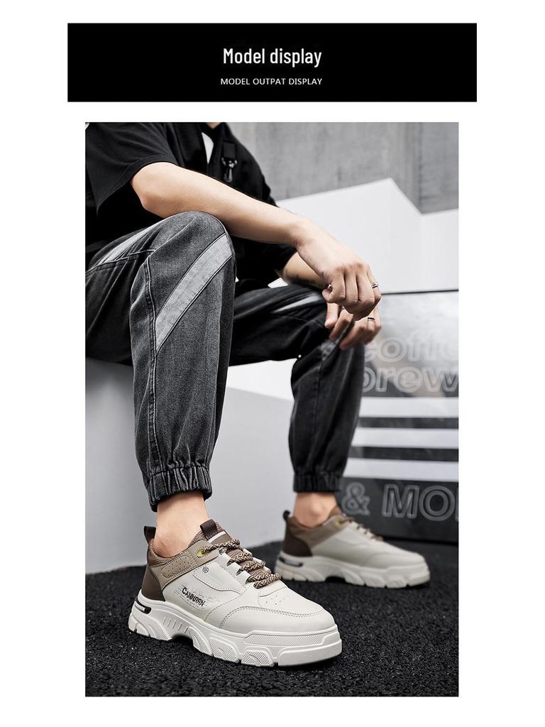 Men's Trendy Autumn Breathable Thick-Soled Martin Boots & Casual Sports Shoes