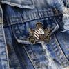 New Vintage Metal Badge British Crown Brooch Pin Retro Shield Medal Denim Pins for Backpack Accessories