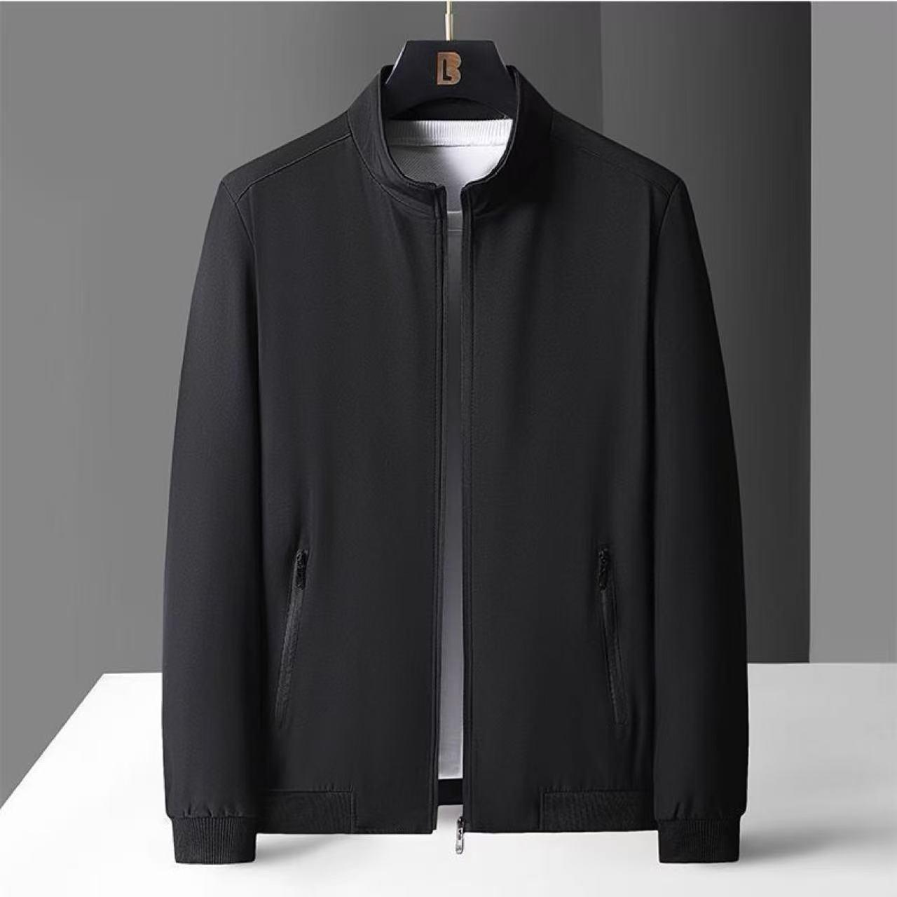 

Woodpecker Men s Plus Size Fleece Winter Jacket - Stand Collar, Casual Fit for Middle-Aged & Elderly 3XL (155–175 jin)