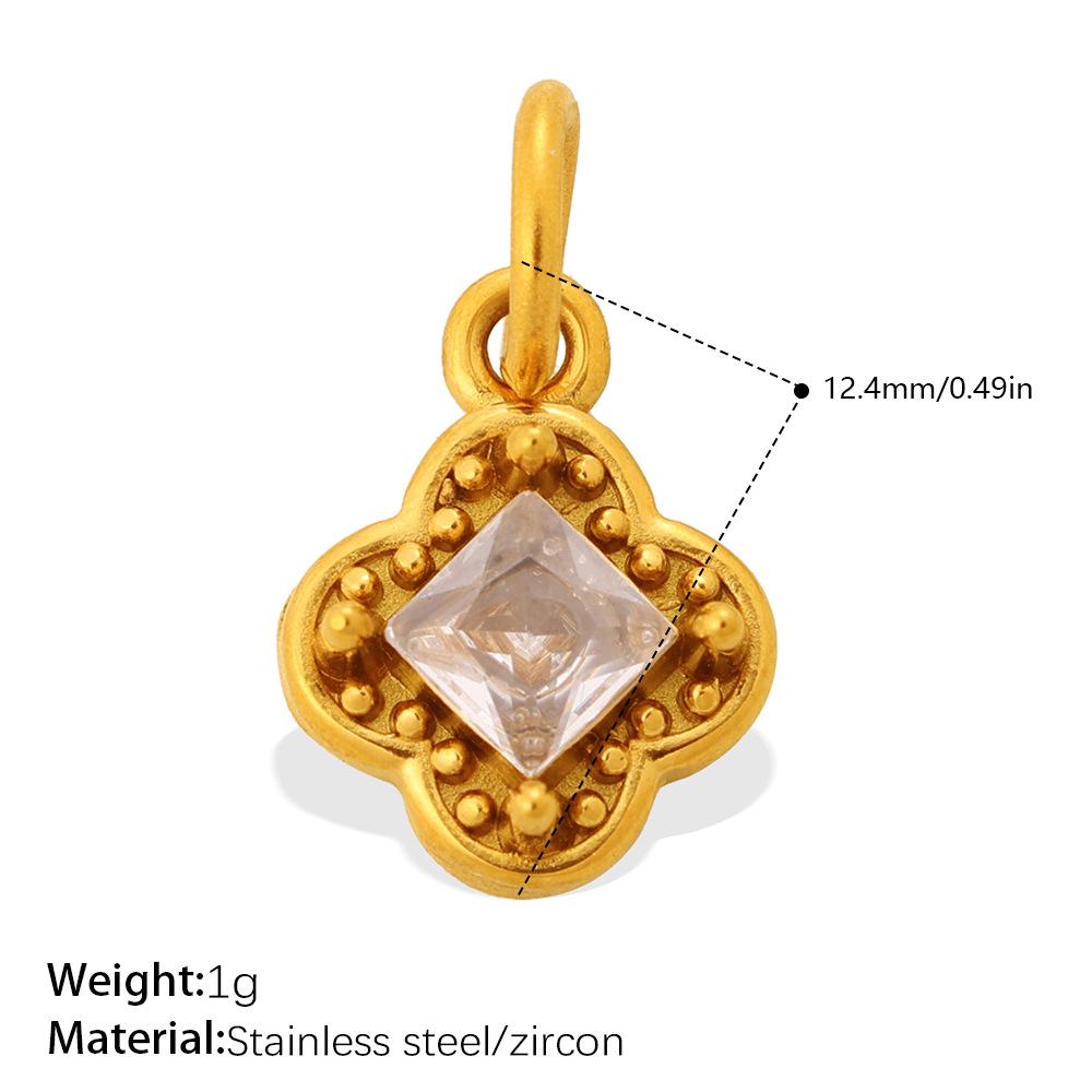 European & American Cross-Border Rhinestone Pendant - Luxury Retro Musical Note Guitar Ornament