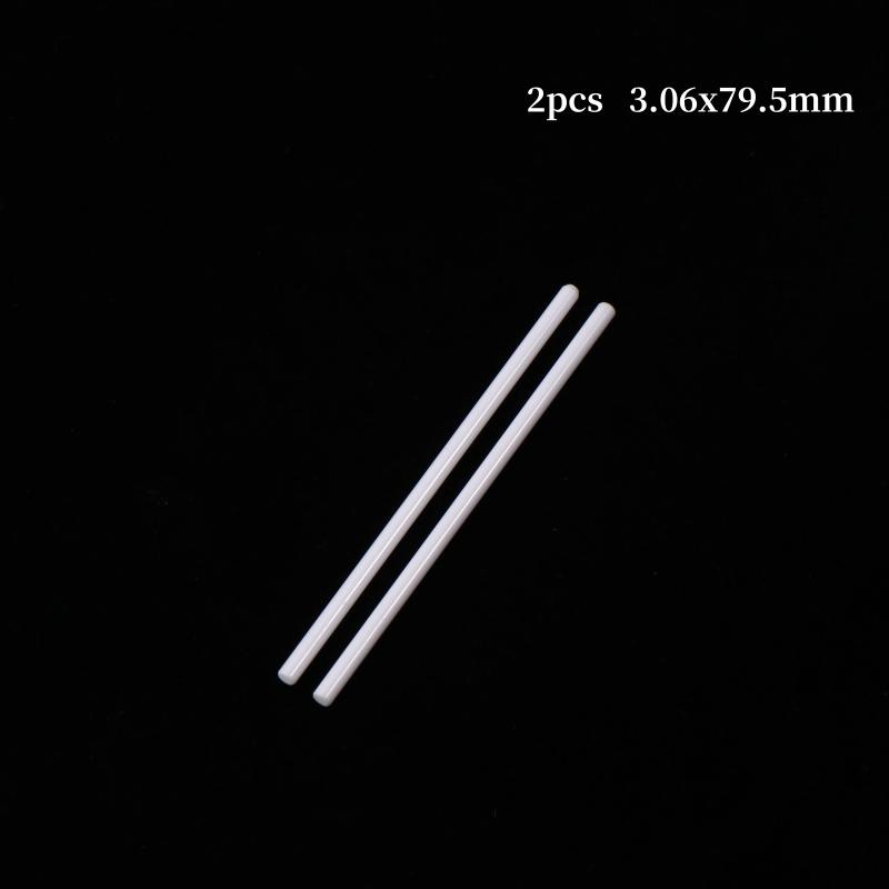 2 stk Keramisk Aksel Senkbar Pumpe Rotoraksel Solid Slitesterk Isolasjonsdeler Diameter 2,5 mm-6 mm Tilbehør