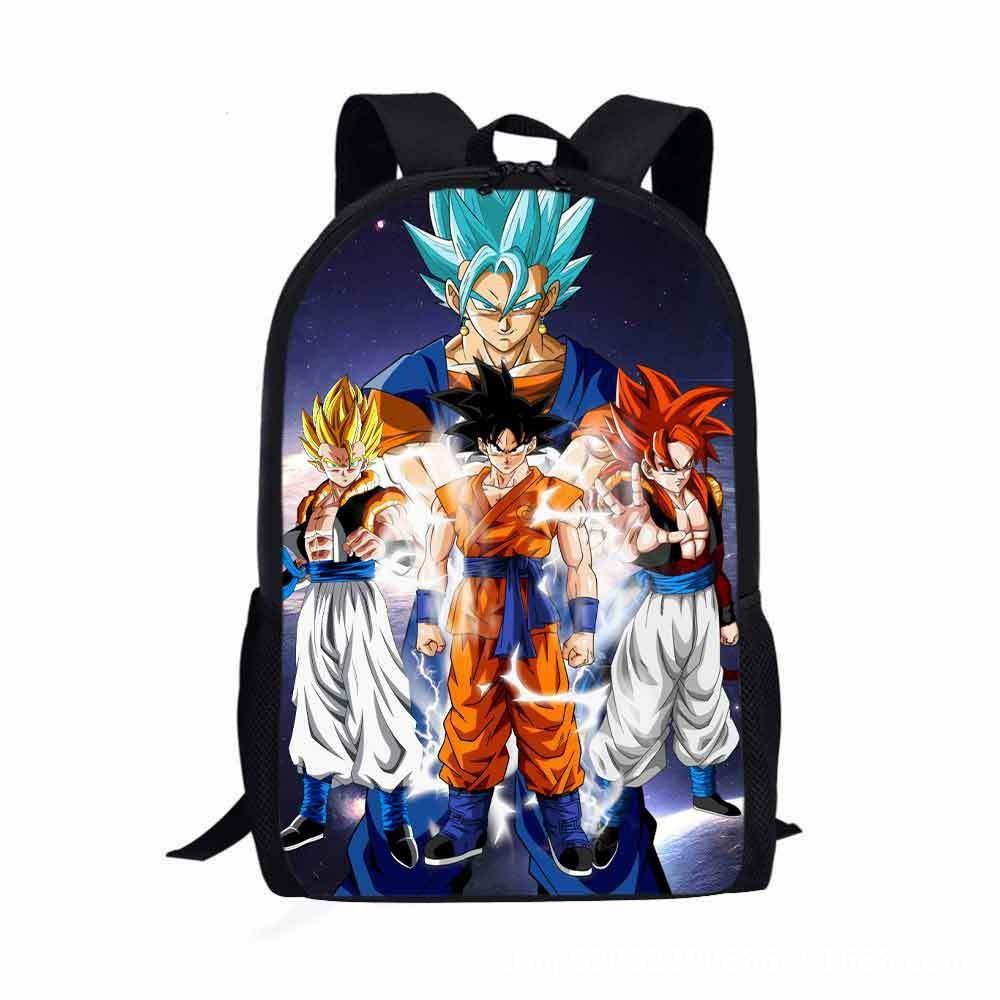 Dragon Ball Anime Cartoon Print Design Kids Backpack Elementary School Backpack