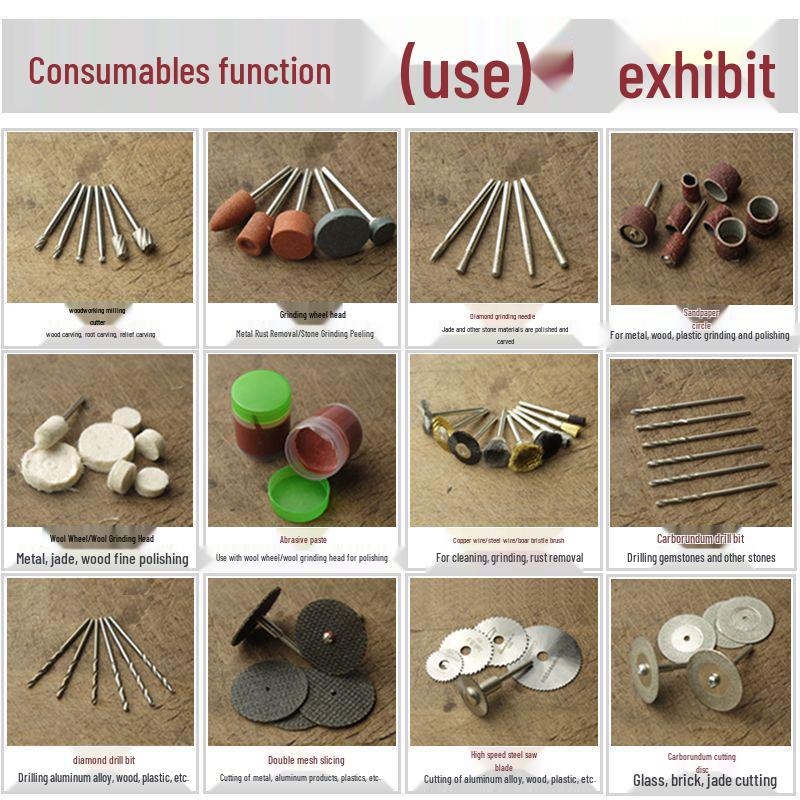 Mini Elektrischer Gravier- und Schleifbohrer - Handlich & Multifunktional mit Doppelschalter