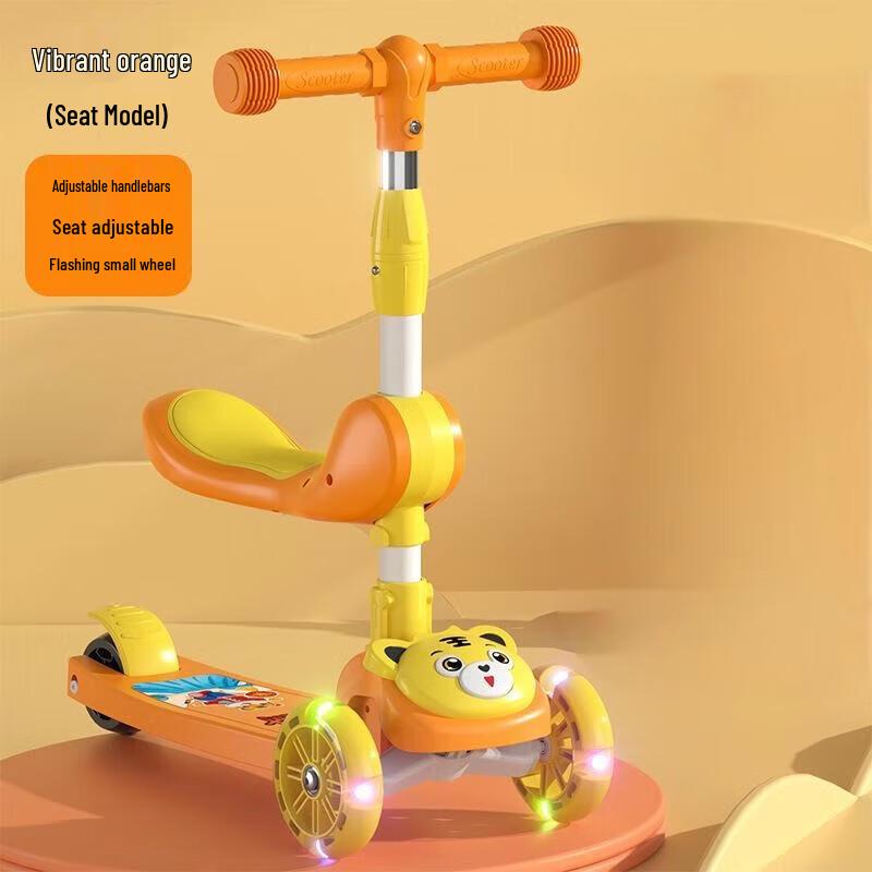 WEZHO 3-in-1 Kids Scooter with Seat