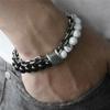 Retro Beaded Bracelet Iron Chain Bracelet Men's Bracelet