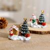 Resin Crafts Christmas Tree Ornaments Cartoon Christmas Elk Ornaments  Home Living Room Office