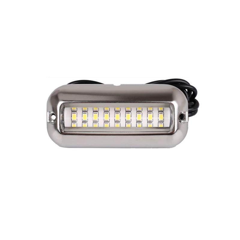 Waterproof 27LED & 42LED Stainless Steel Yacht & Diving Underwater Lights, 10-30V High Brightness Boat Lights