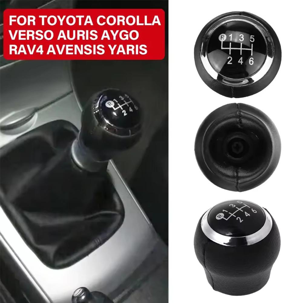 6 Speed Gear Shift Knob for Toyota Corolla Verso Auris Aygo For Rav4 Avensis For Yaris Manual Gear Lever