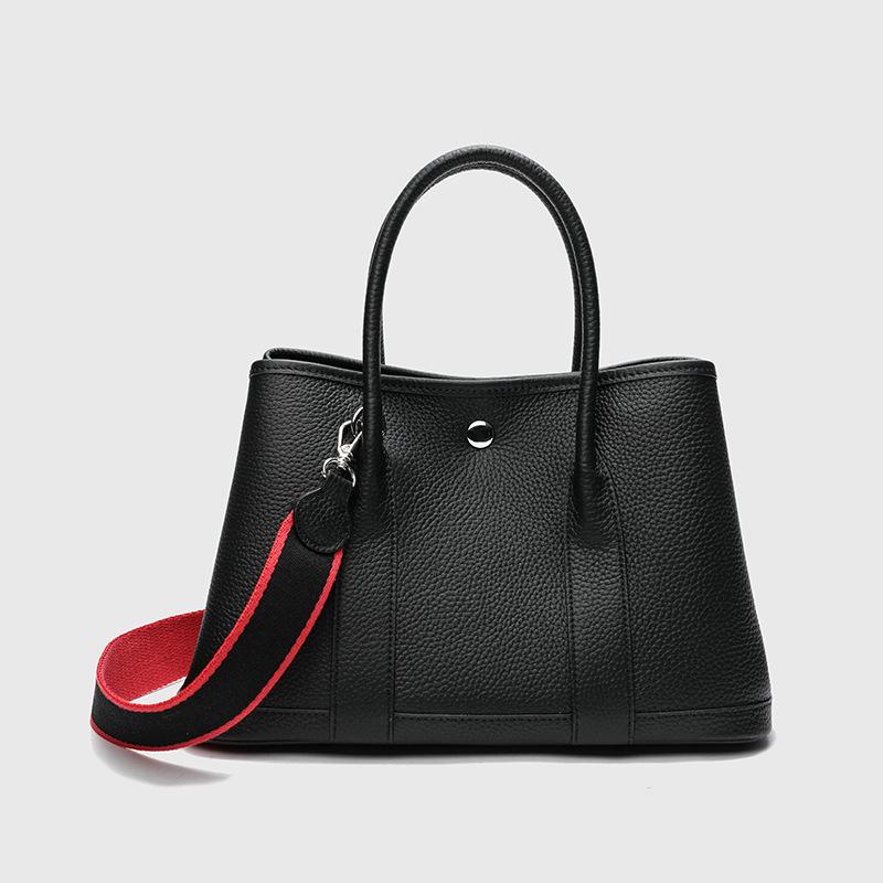 New Leather Garden Bag Fashion First Layer Cowhide Women's Bag Versatile Large Capacity Women's Handbag Pure Leather Tote Bag