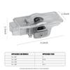 Car Sticker 2025 Hot For PEUGEOT 407 CRZ 508 2PCS HD Car Ghost Shadow Lamp Wireless Welcome Light Auto Door Logo Projector LED D