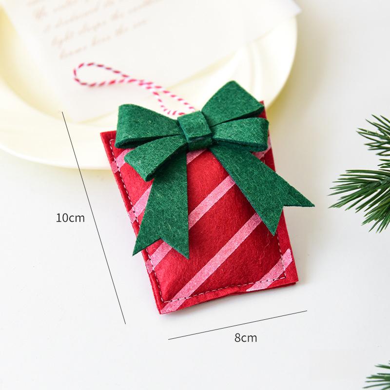 Christmas Decorations Mini Christmas Gift Bag Christmas Hat Small Ornaments Christmas Tree Hanging Decorations