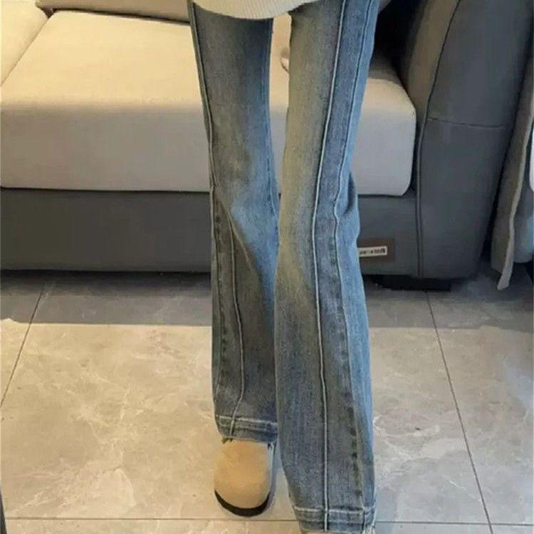 Women s Petite Slimming Flare Jeans: Non-Tight, Straight-Leg for Pear-Shaped, Plus-Size in Spring & Autumn XS [70-80 lbs]