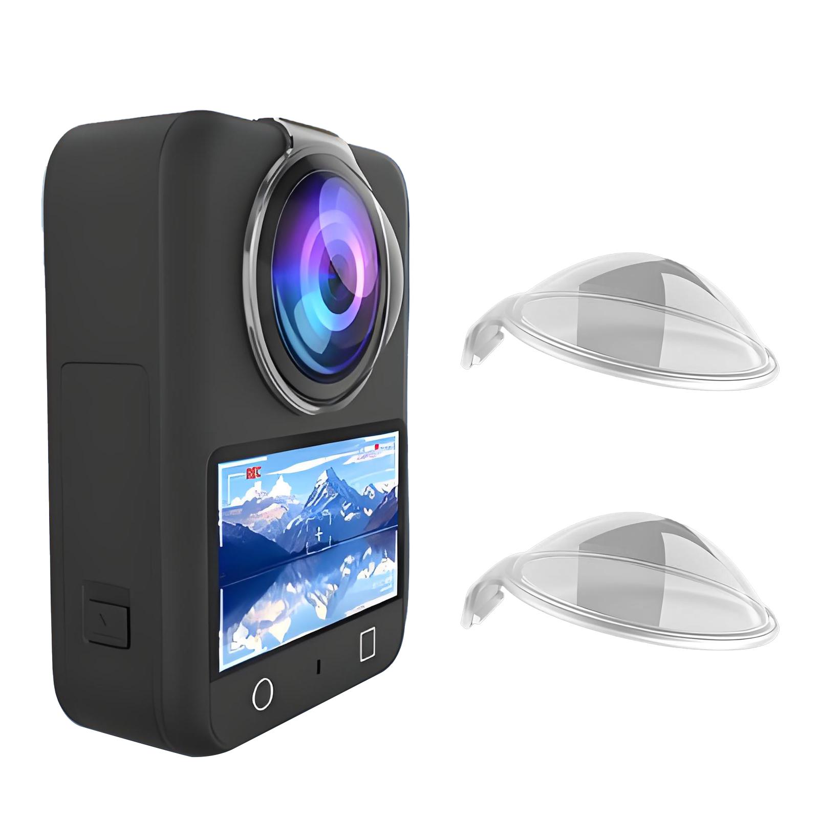 

Для DJI Osmo 360 Экшн-камеры Защита объектива Износостойкая Бесшовная Пластиковая Крышка объектива Защита объектива камеры ПК Защитный чехол для объектива чистый