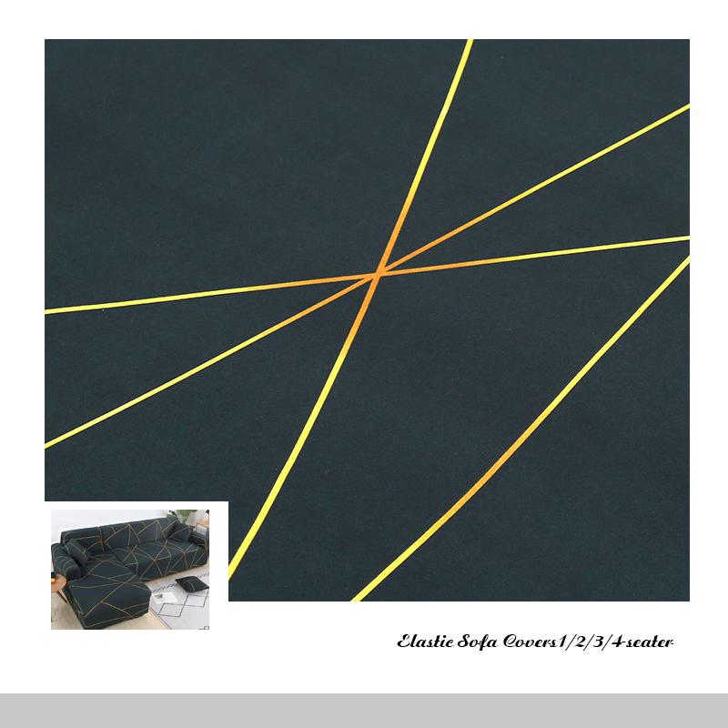 VIP LINK L shape Need Buy 2 pieces Corner Sofa Covers for Living Room Couch Cover Elastic Stretch Sectional Sofa Cubre Sofa