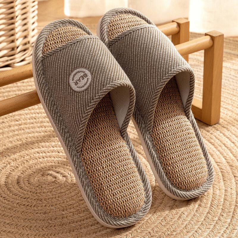 Grace Linen Indoor Slippers 44-45