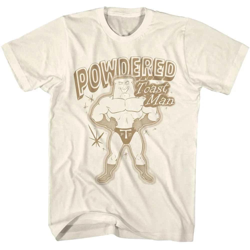 Ren And Stimpy Powdered Toast Man Natural TV Shirt 140