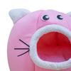 Self Warming 2 In 1 Foldable Cave House Animal Shape Nest Pet Sleeping Bed for Cats and Small Dogs